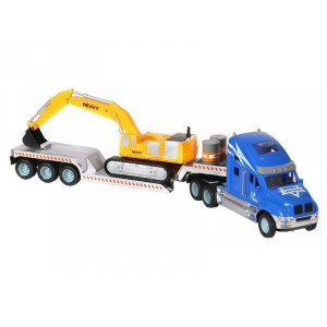 1:16 COMEAN Тягач с прицепом и Экскаватором